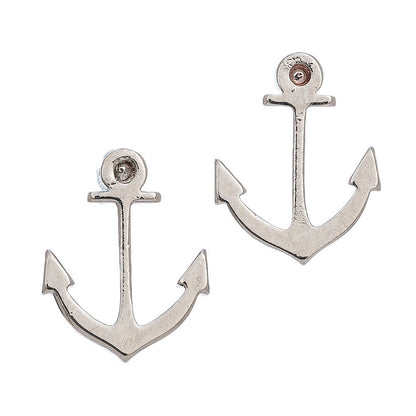Delicates Stud Bud Anchor Earrings Beach Jewelry