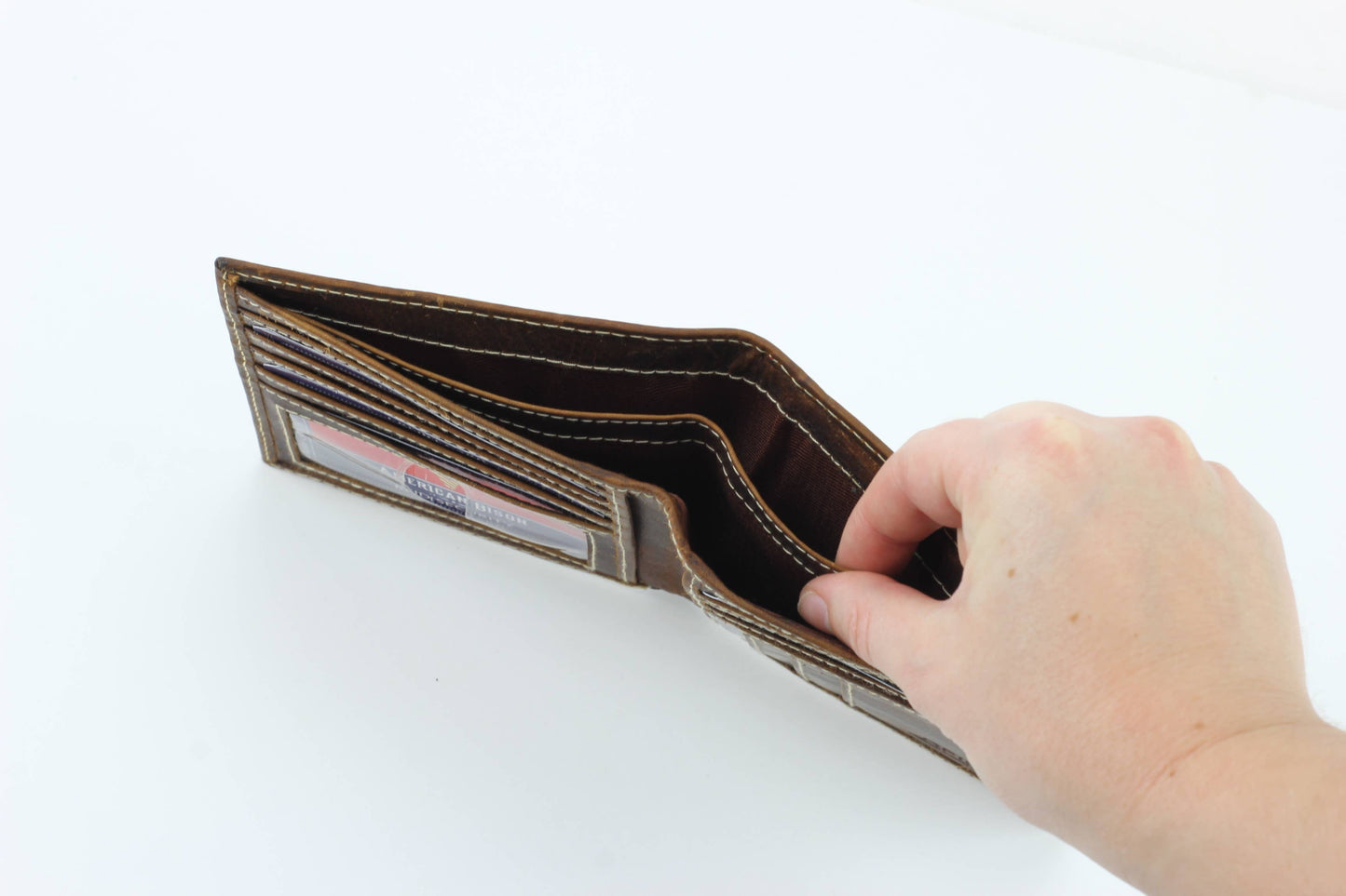 Hunter Leather Men's Hipster Wallet RFID 8020