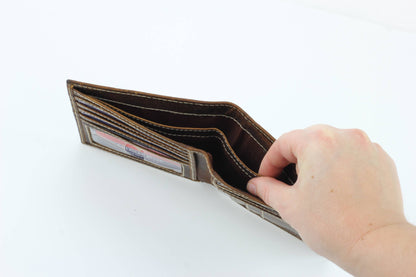 Hunter Leather Men's Hipster Wallet RFID 8020
