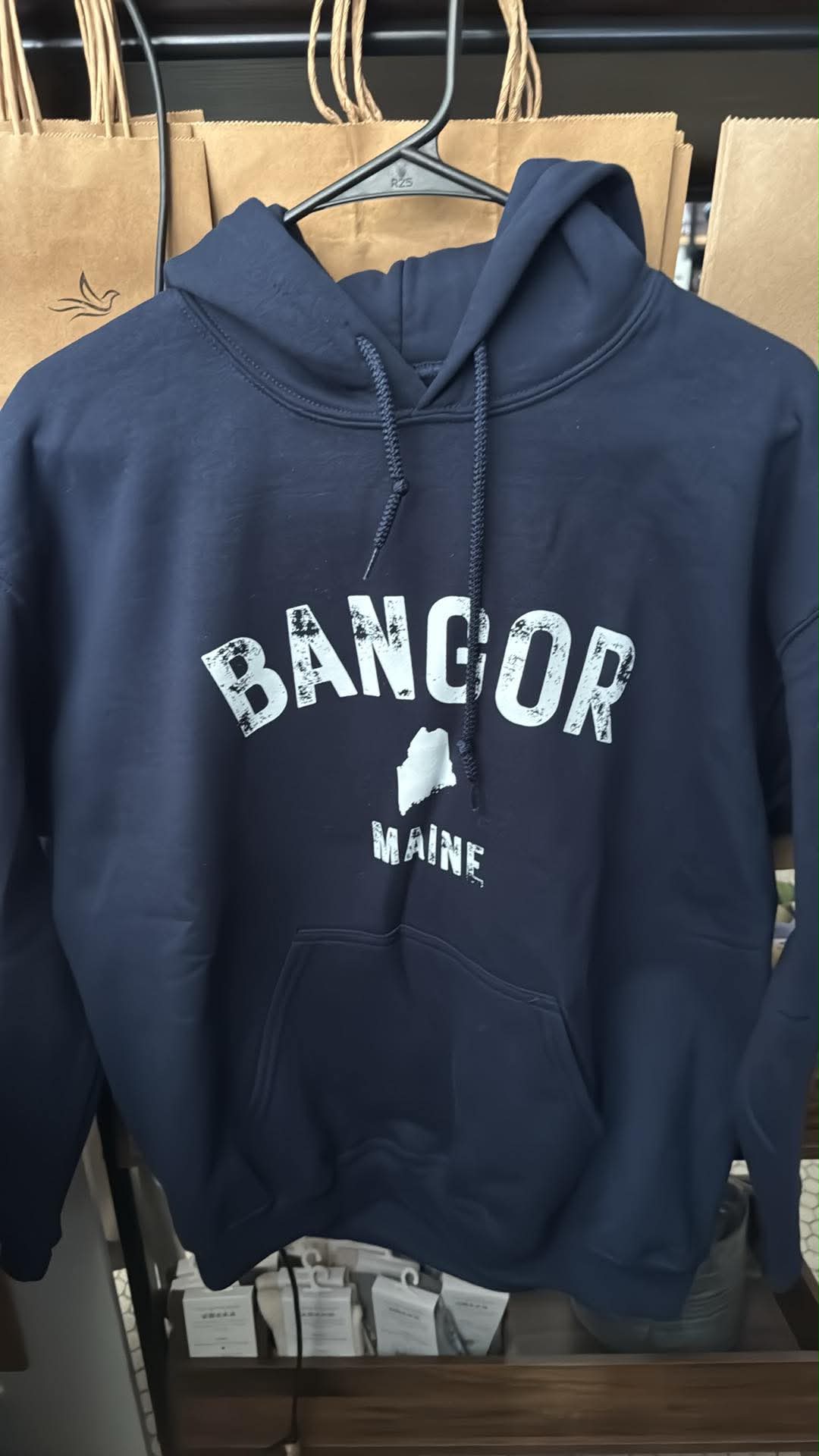 Adults Navy Blue Bangor Hoodie