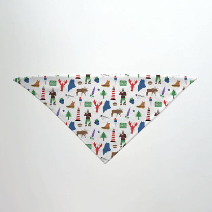 Maine Paul Bunyan Vacationland Reversible Dog Bandana