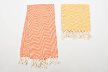 Herringbone Turkish Tea Towel, 20x40 in