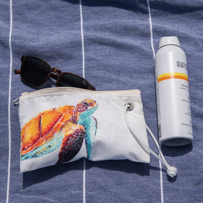 Multicolor Sea Turtle Wristlet