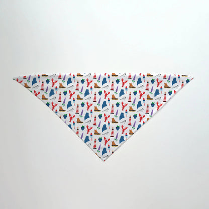Maine Reversible Dog Bandana