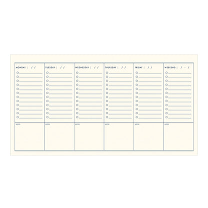 Bow Wow Dog Weekly Planner - Saffron: Saffron Cover | White Ink