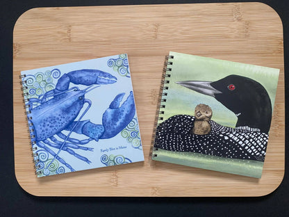 NEW! All the Hangry Ladies 6" x 6" Watercolor Art Lined Spiral Notebook