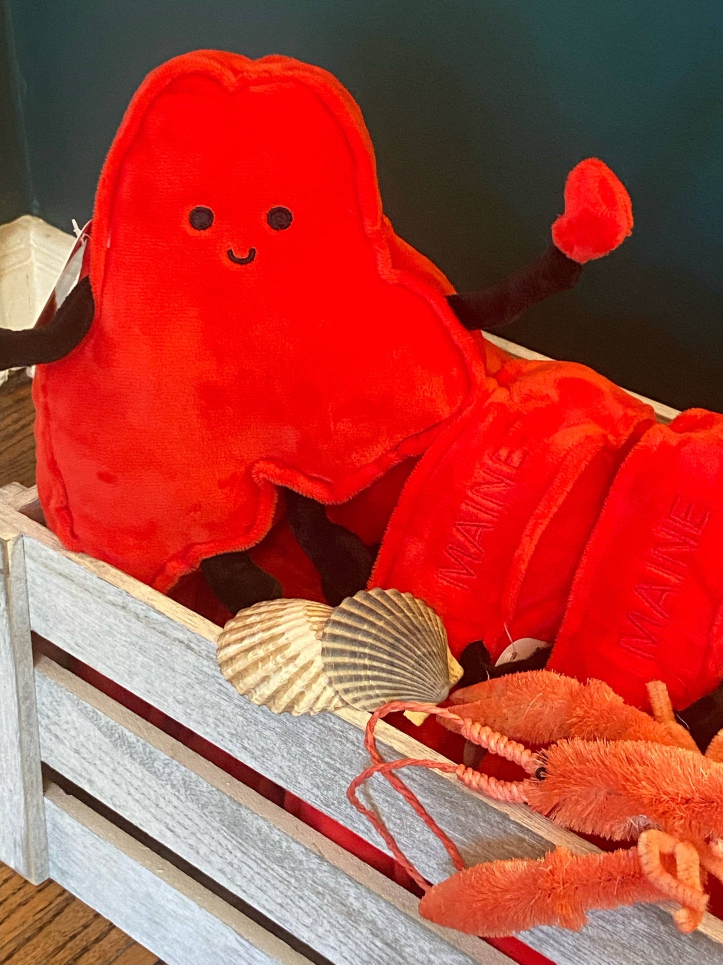 Maine DISCONTINUED State Stuff Plush Doll - Lobstery Red