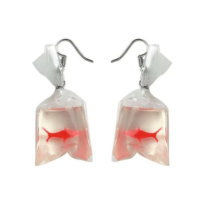 Goldfish Bag Earrings