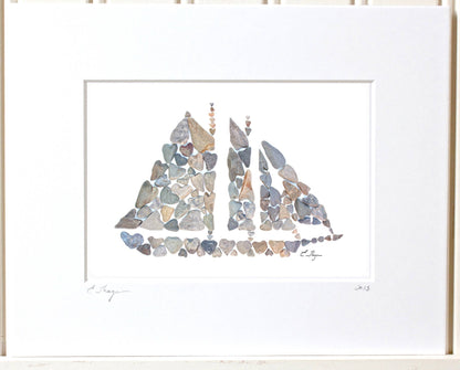 Coastal art | Schooner art print
