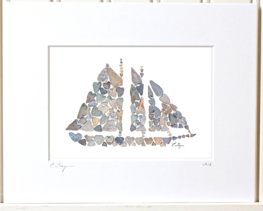 Coastal art | Schooner art print
