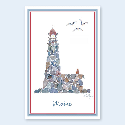 Postcards | Maine Lighthouse postcard