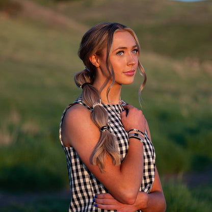 "Unity" Interlocking Charm Hair Tie Bracelet