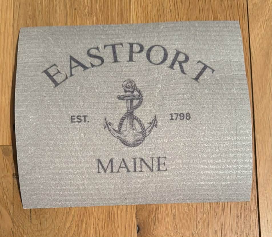 Maine Themed Swedish Dishcloths