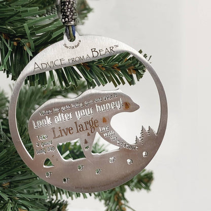 Advice from a Bear Ornament