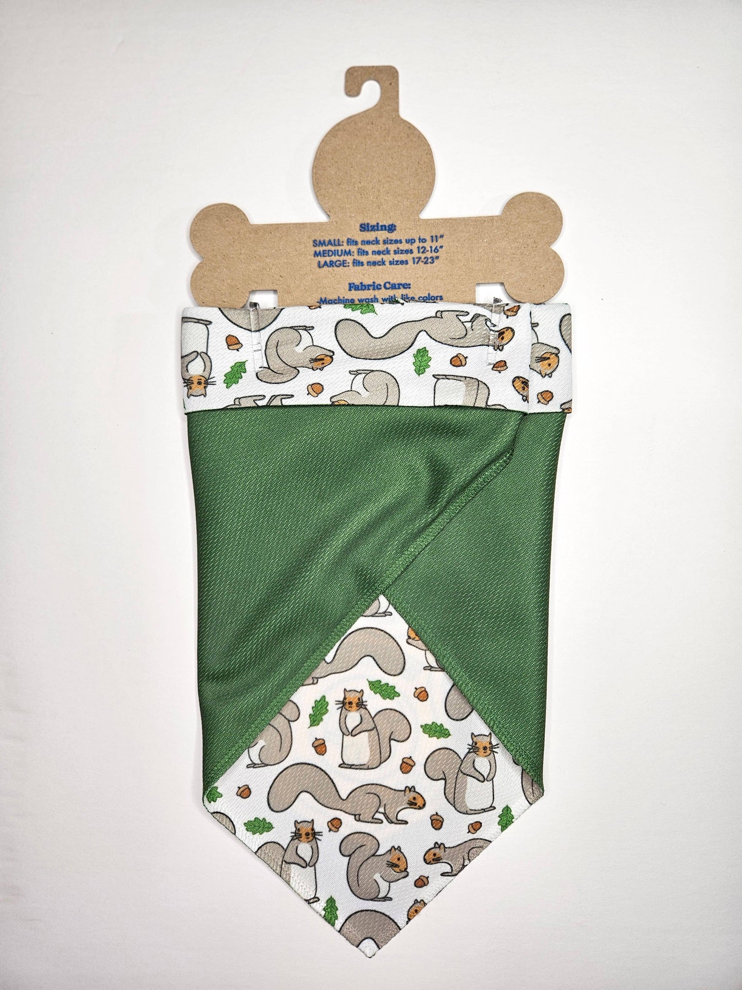 Squirrel Patrol Reversible Dog Bandana