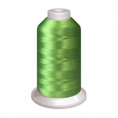 Embroidered Sage Tea Towel Flour Sack