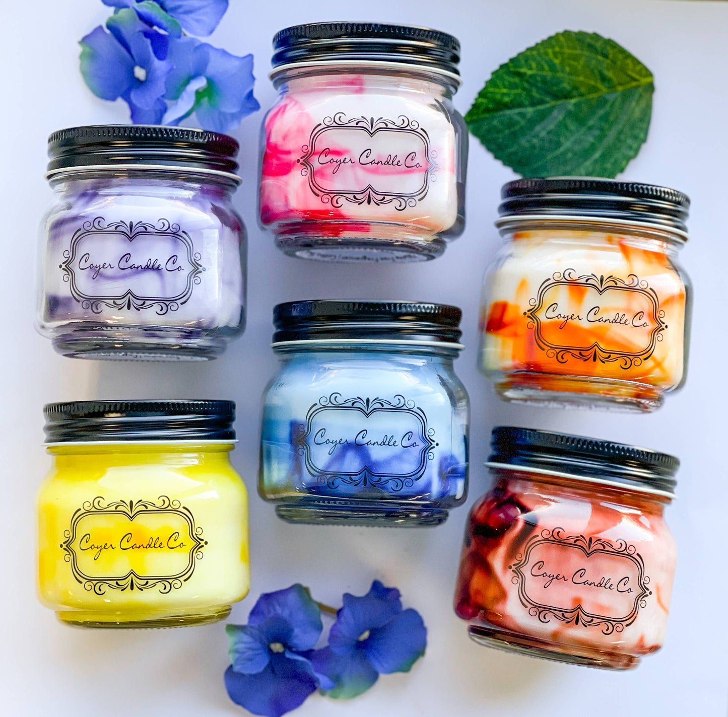 8 oz. Mason Jar Candles - Summer Collection