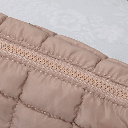 Quilted Puffer Satchel/Crossbody Bag