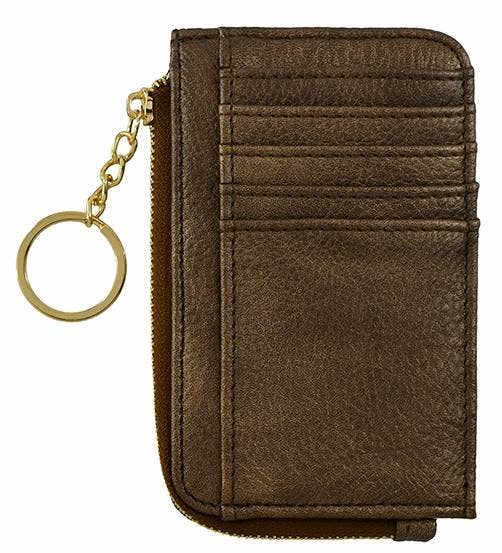 Small Faux Leather Card Holder Wallet