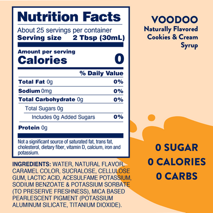 Sugar Free Voodoo Syrup 