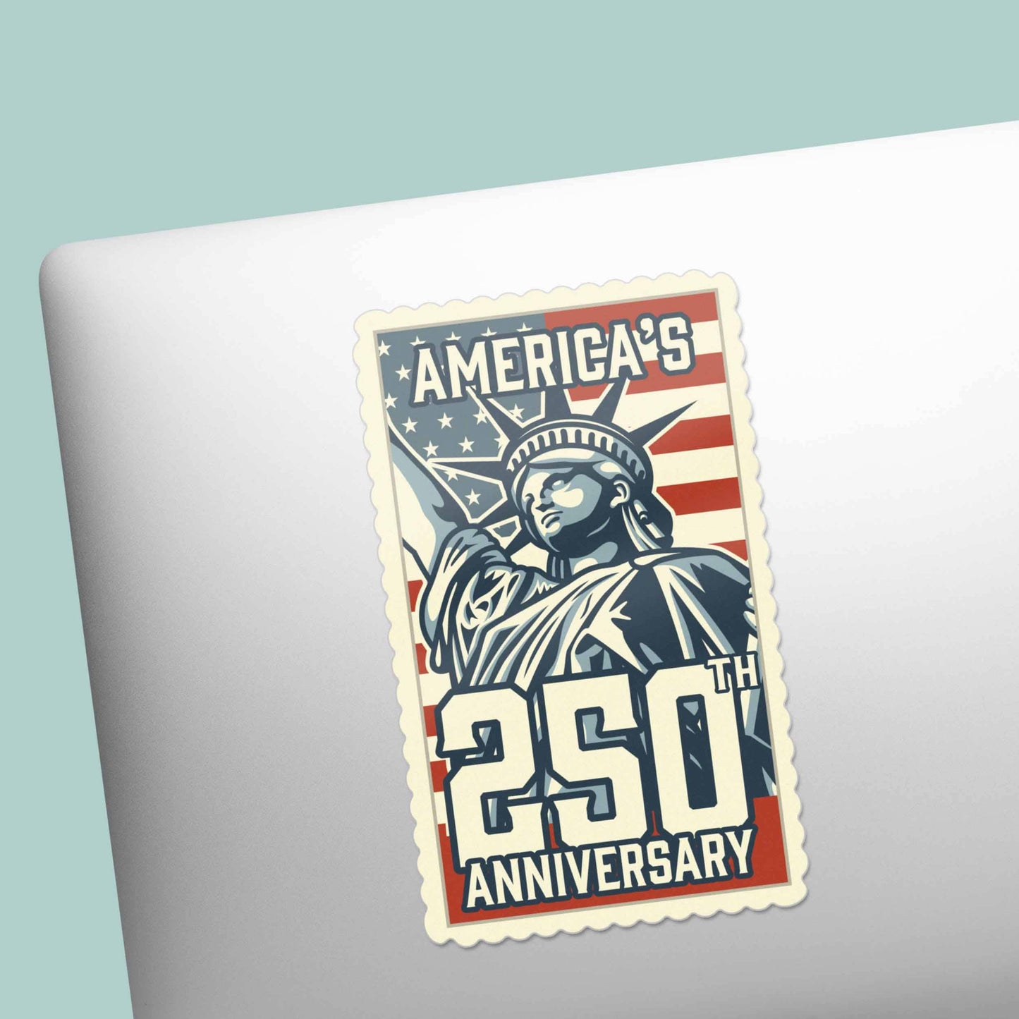 America's 250th Anniversary Stamp Sticker