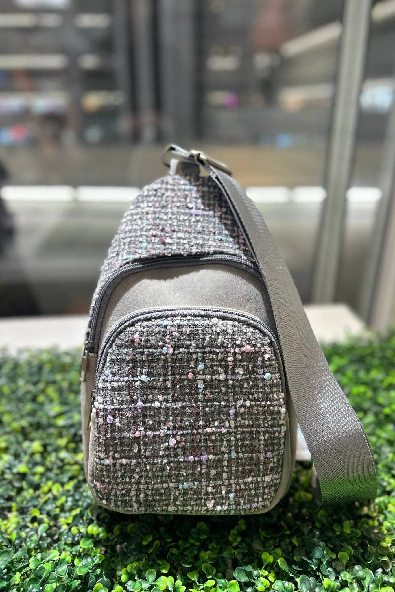 Tweed Sling Bag