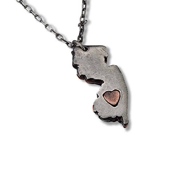 Home State Jewelry - Pewter State Necklace