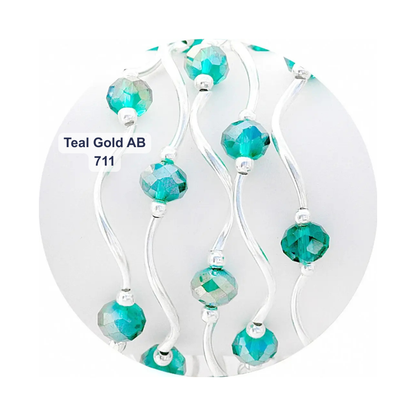 Classic Crystal Beaded Stretch Bracelets