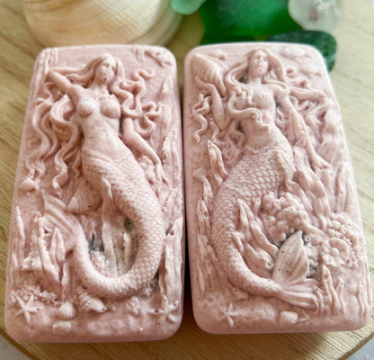 Peachy Keen Hidden Sea Glass Sea Salt Soap