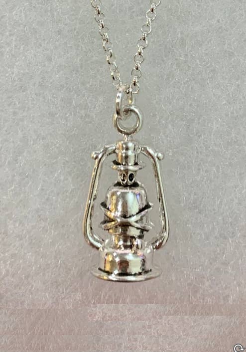 Vintage Lantern Pendant Necklace