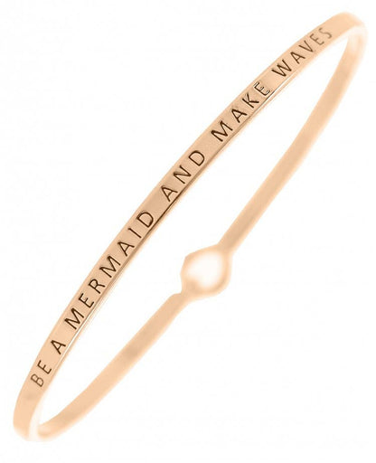 BE A MERMAID AND MAKE WAVES 3mm Bangle