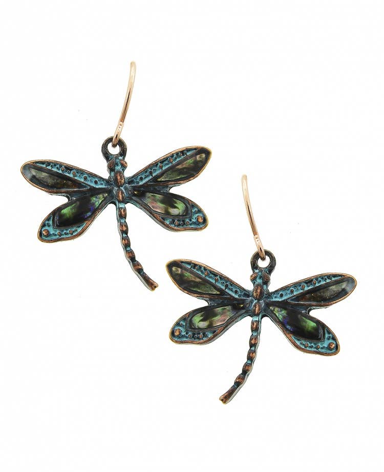 Glitter Dragonfly Earrings