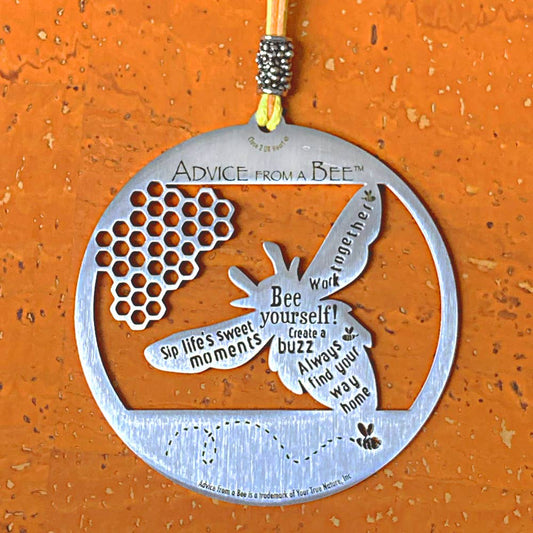 Advice from a Bee Ornament