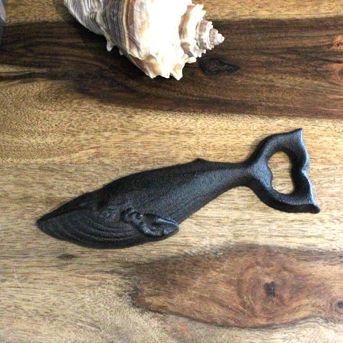 Humpback Whale 6.75" Cast Iron Bottle Opener