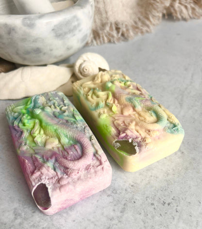 90s Hippie Hidden Sea Glass Sea Salt Soap