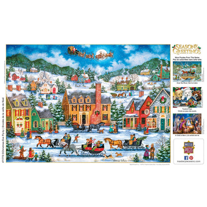 Season's Greetings - Christmas Eve Fly By 1000 Piece Puzzle