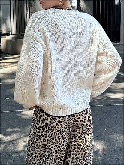 Lobster Pullover Knit Sweater