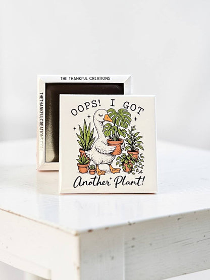 Funny Plant Lover Magnet – Goose