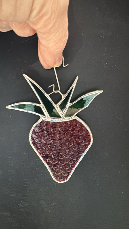 Cliff Strawberry Stained Glass