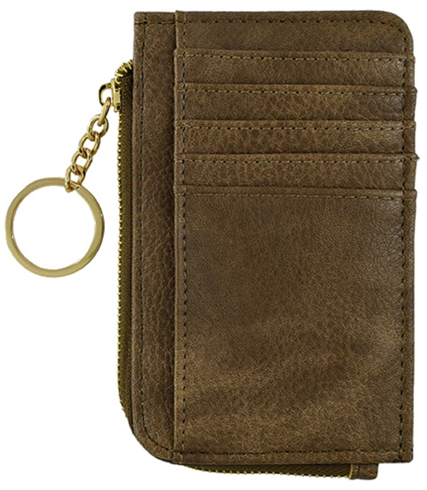 Small Faux Leather Card Holder Wallet