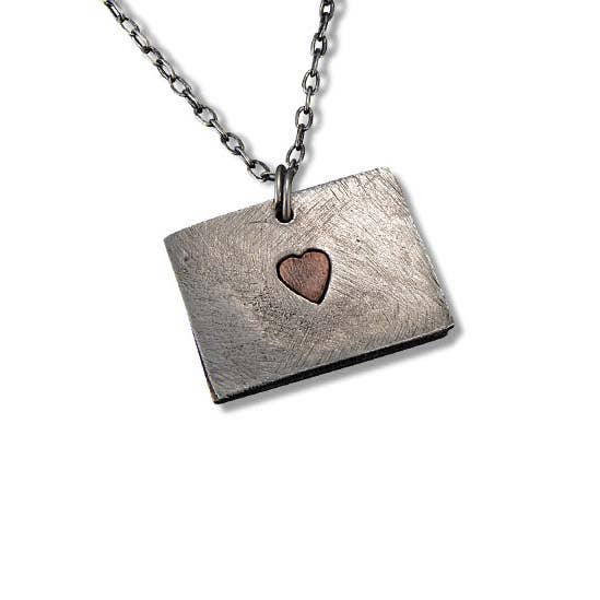 Home State Jewelry - Pewter State Necklace