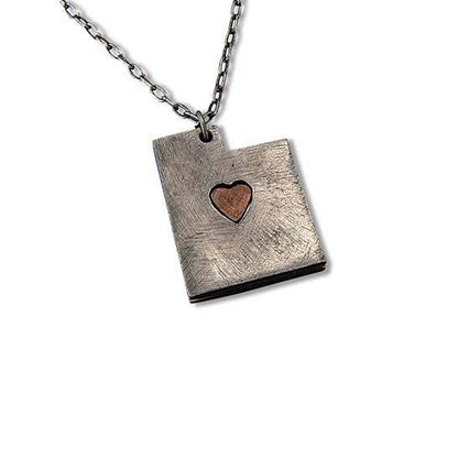 Home State Jewelry - Pewter State Necklace
