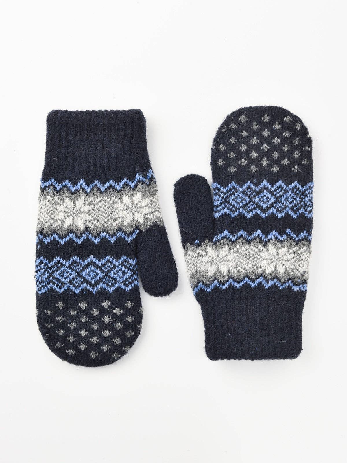 Gloving - Unisex Warm Snowflake Knit Mittens