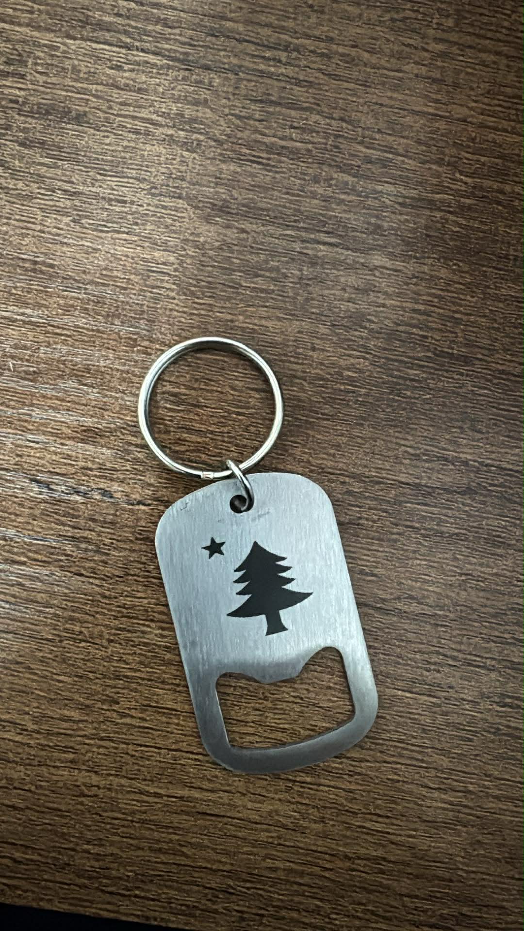 Maine Flag Keychain