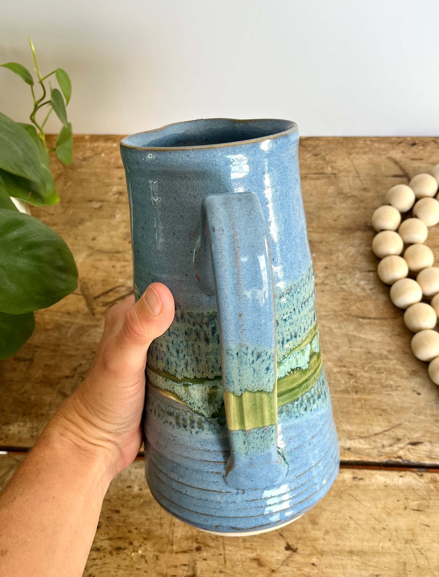 Tall Pitcher Summer Pitcher-Blue