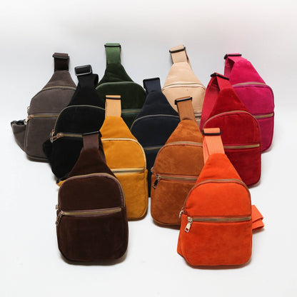 Vanessa Vegan Suede Sling Bag
