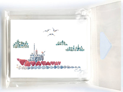 Coastal magnets | Lobster boat magnets