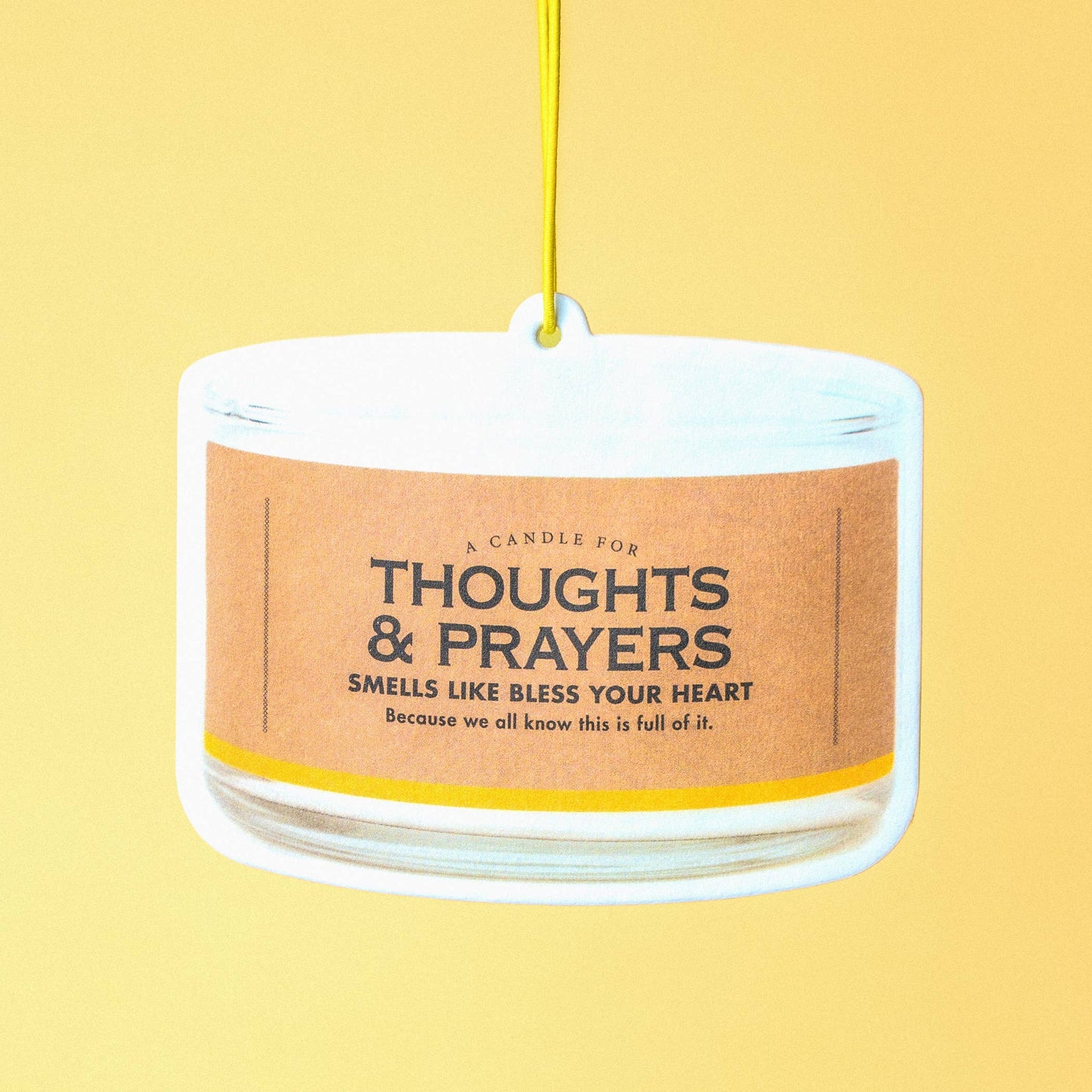 Thoughts and Prayers Air Freshener | Funny Car Air Freshener