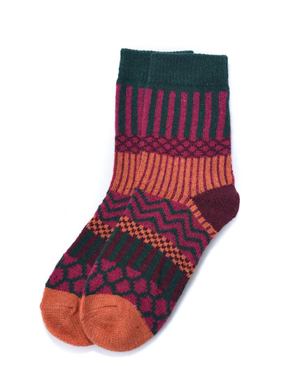 Rufia - 1 Pair of Bohemian Wool-Blend Socks