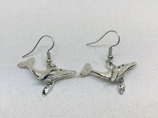 Humpback whale Earrings